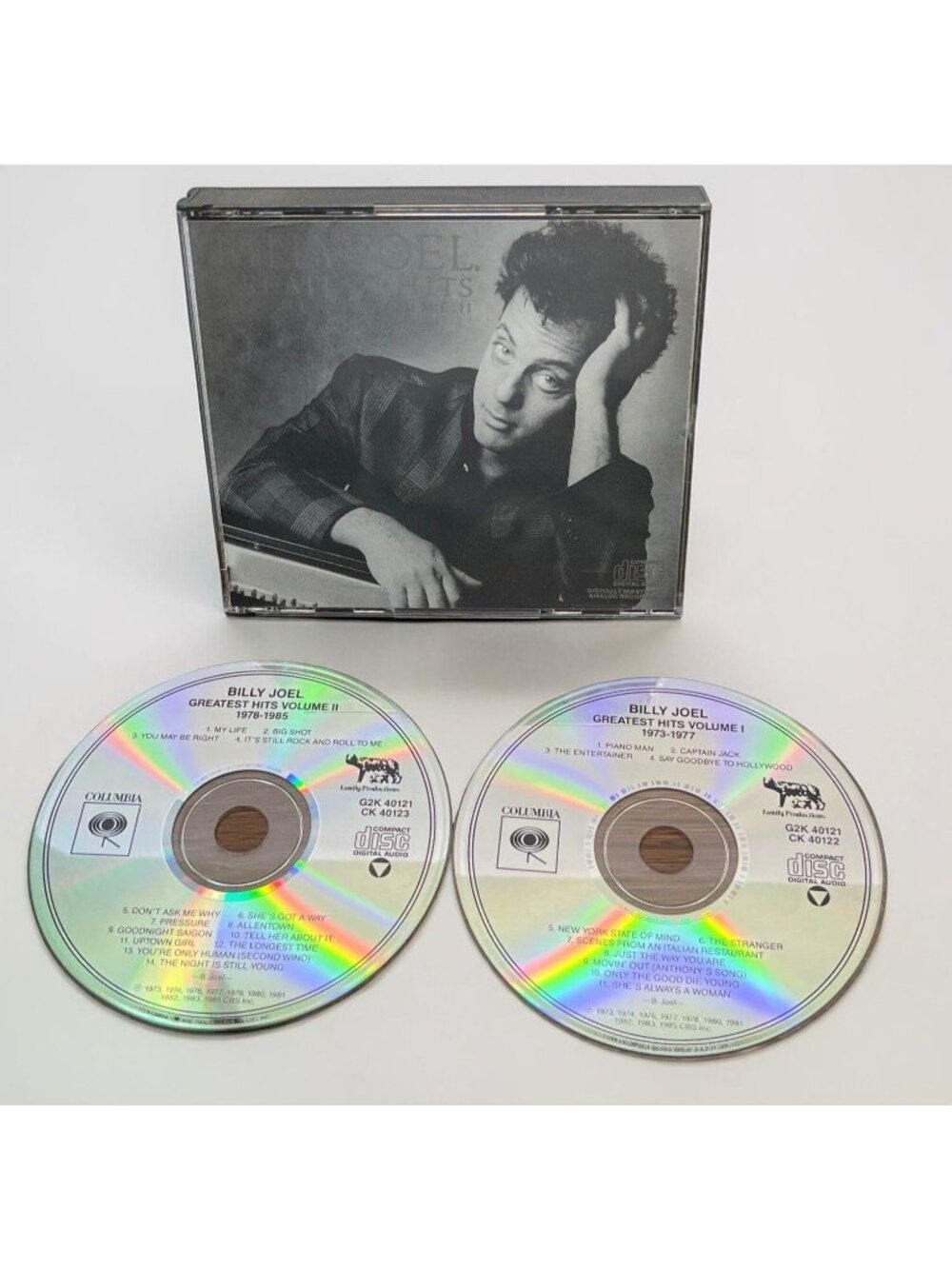 Billy Joel Greatest Hits Vol I & II CD Compilation 1973-1985 Columbia 1985